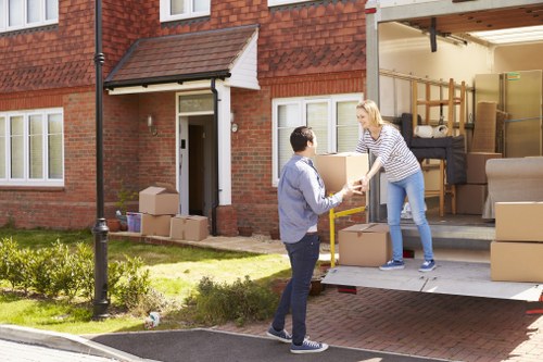 Removal team planning a home move in Dulwich